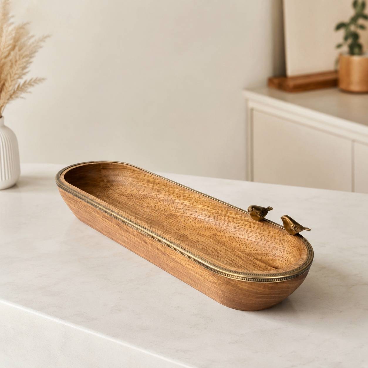 میوه خوری بیضی گلد کیش GK۸۲۹۴۵۰ چوبی