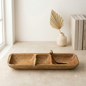 اردو خوری مستطیل گلد کیش GK829424 چوبی