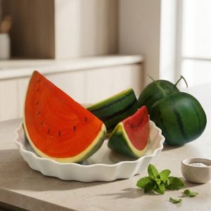 هندوانه مصنوعی|میوه مصنوعی دکوری تزئینی کد567