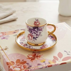 ست فنجان نعلبکی چای خوری 6 نفره وارداتی کد1038