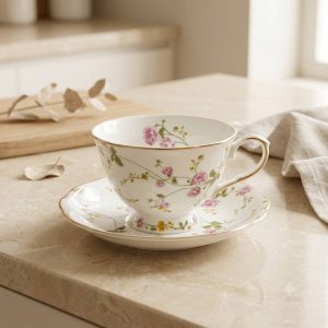 ست فنجان نعلبکی چای خوری ۶ نفره وارداتی کد1042