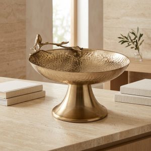آجیل خوری گلدکیش مدل استیل گلد کد GK807116