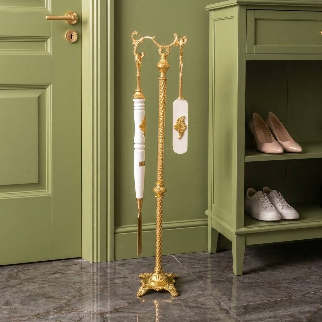 ست پاشنه کش ایستاده برنزی طرح ونوس در دو رنگ کد P۴۴۵