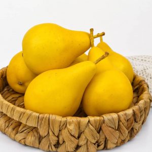 گلابی مصنوعی|میوه مصنوعی دکوری تزئینی کد23457