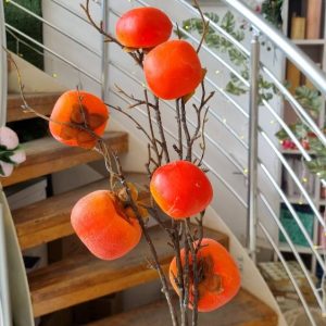 شاخه خرمالو مصنوعی دکوری کد786