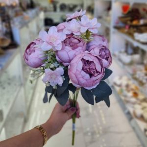 بوته گل پیونی مصنوعی در چهار رنگ کد754